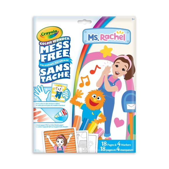 Crayola Color Wonder Mess-Free Colouring Pages & markers, Ms. Rachel