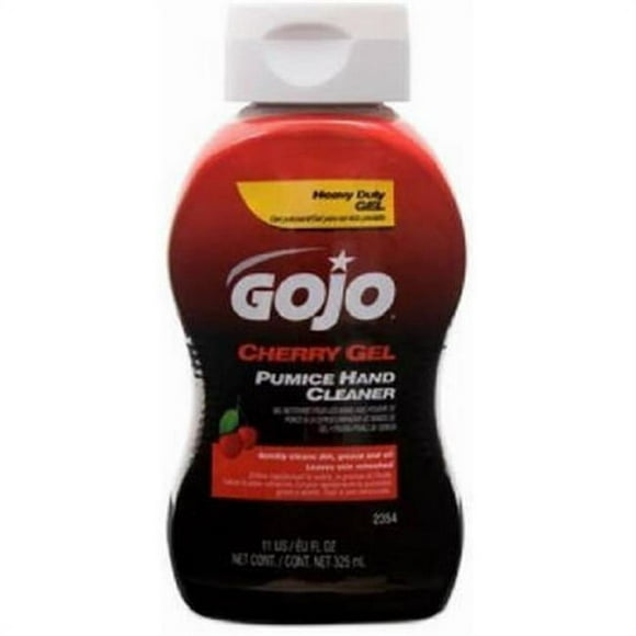 Gojo 2354-08 10 oz. Cherry Gel Pumice Hand Cleaner