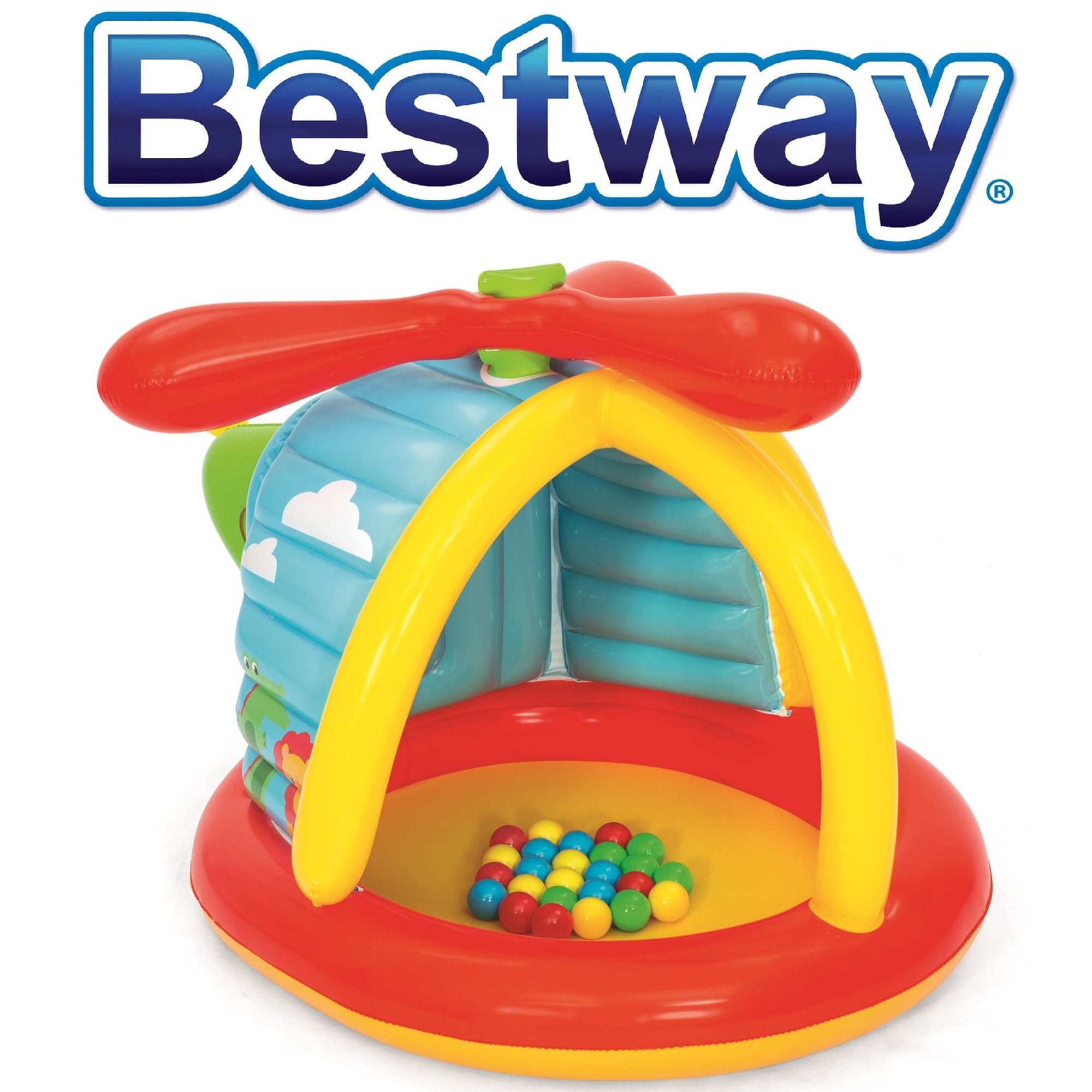 Fisher-Price Helicopter Ball Pit with 25 Play Balls, Ages 2+