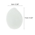 thumbnail image 5 of Unique Bargains 1 Pc Hair Brush Leaf Shape Scalp Scrubber White, 5 of 6
