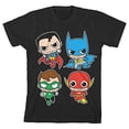 thumbnail image 3 of The Justice League DCO Toyetic Toddler Boy's Black Graphic Tee-3T, 3 of 5