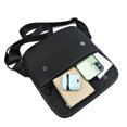 thumbnail image 2 of Bolso de hombro para hombre, bolso de teléfono móvil de cuero Pu impermeable, bolso diagonal, bolso de viaje FLhrweasw Nuevo, 2 of 7