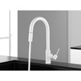 thumbnail image 4 of Aguastella As60W Grifo Para Fregadero De Cocina, Color Blanco, Con Rociador Abatible, Manija Única, 4 of 5