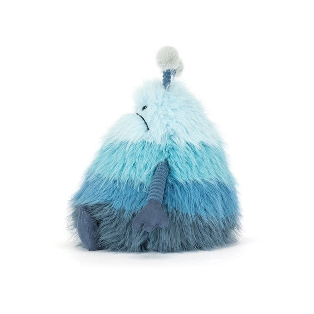 Jellycat Zumblebi Alien Soft Toy, 9.1 inch, Fluffy Blue Ombre Plush Alien Stuffed Animal with Pom-Pom Antennae