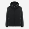thumbnail image 4 of Kalauyu Men's Ultra Soft Sherpa Lined Hoodie - Full Zip Fleece Lining Heavy Duty Sweatshirts, 4 of 6