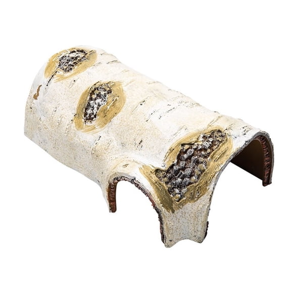 Reptile Hide Large Caves Simulation Tree Hideout Snake Hide Leopard Gecko Terrarium Plastic Plant Leaves Ornament Habitat Shelter Decor for Lizard Hermit Crab Spider Frog Amphibians