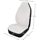 thumbnail image 3 of ABPHQTO Juego de 2 fundas de asiento de coche Vintage mariposa y flores Universal Auto asientos delanteros Protector apto para coche, SUV sedán, camión, 3 of 3