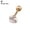 Gold, variant on 3pcs Cartilage Piercing Push In Pin 4 5 6mm Stud Flat Back Nose Tragus Labret