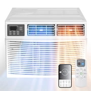 TABU 18000 BTU Window Air Conditioner with Heat, Window AC Unit & Heater Combo with APP & Remote Control, Up to 850 Sq. Ft., 220V