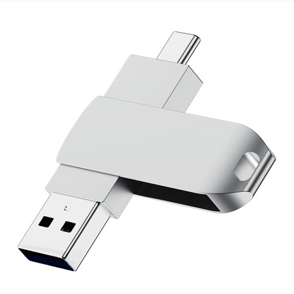 Pisexur Electrónica para Hombres Memoria USB Tipo C de 64 GB, Tecnología 2.1, 2 en 1, Memoria USB de Alta Velocidad de Lectura y Escritura para Smartphones, Computadoras, Electrónica Infantil, Organi