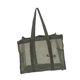 thumbnail image 5 of Bolsa de ducha de malla, organizador de baño, 14,57 x 11,81 x 6,69 pulgadas, portátil, para colgar artículos de tocador, para playa, mujeres, hombres, Verde, 5 of 8