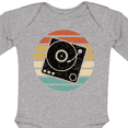 thumbnail image 4 of Inktastic Turn Table Record Player Retro Boys or Girls Long Sleeve Baby Bodysuit, 4 of 5