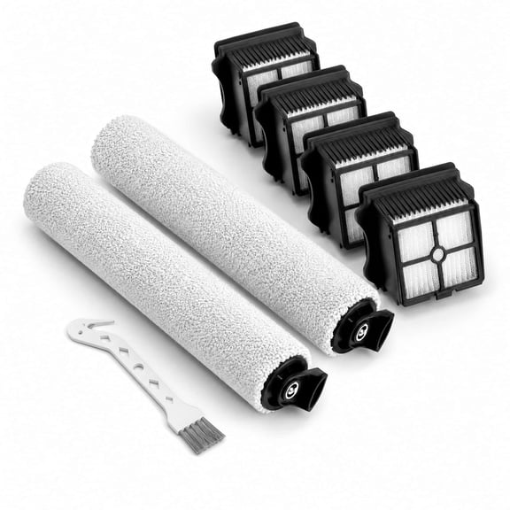 2 4 Filters Cleaning Tool, Compatible with Tineco ifloor 3 Floor One S3 Breeze Replacement Parts, Tineco Roller Brush Replacement, Vacuum Mop Filter Accessories Kit
