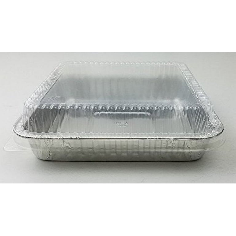 Aluminum Pans Cookie Sheet Baking Pans, Disposable Aluminum Foil Trays -Durable Nonstick Baking Sheets,for Picnic or Taking Food on A Day Trip 50pcs