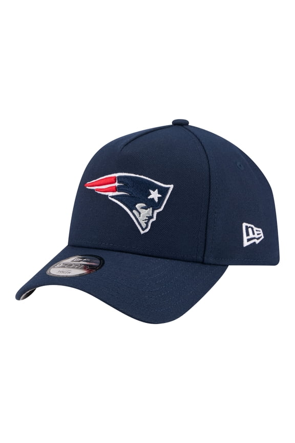 Youth New Era Navy New England Patriots 9FORTY A-Frame Adjustable Hat