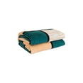 thumbnail image 2 of Checkered Fleece Printed Blanket With Drawstring Flannel Milk Fleece Coverlet Double Dormitory Bed Sheet, 2 of 6