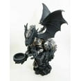 thumbnail image 7 of Large Evil Armored Dragon On Pedestal Tea Light Holder Statue Figurine, 7 of 7