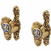 Brass Heraldic Crest Sword Hanger by Medieval Collectibles