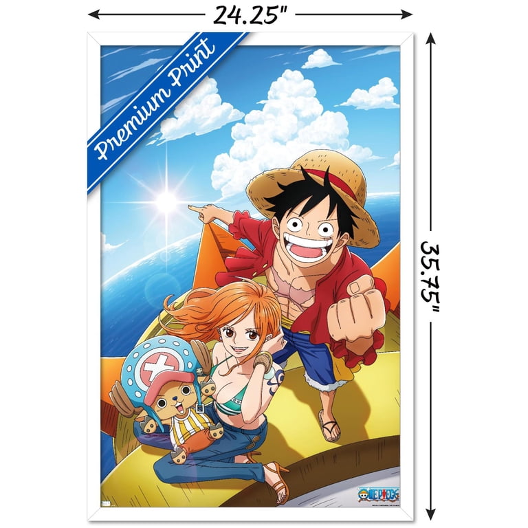 One Piece: Fishman Island - Luffy, Nami, Tony Tony Chopper Wall