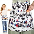 thumbnail image 6 of BE-TOOL 2PCS Fresh Chicken Egg Collecting Apron Polyester Egg Basket Apron with 12 Pockets Home Kitchen Apron Women Presents, 6 of 8
