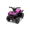 thumbnail image 5 of iRerts 6V Powered Ride on ATV, Toddlers Ride on Toys Kids ATV with LED Light, Kids 4 Wheeler Electric Cars for Kids Boys Girls Ages 3-5 Gifts, Black+Rose, 5 of 6