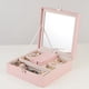 thumbnail image 4 of Caja de JoyeríA Rosa Femenina, Caja de para Almacenamiento de Moda, JoyeríA, Anillo, Caja de JoyeríA para Almacenamiento y ExhibicióN de Joyas, 4 of 10