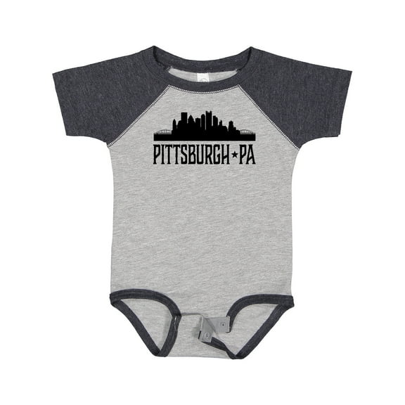 Inktastic Pittsburgh Pennsylvania City Skyline Boys or Girls Baby Bodysuit