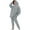 Gray, variant on Scyoekwg Womens 2 Piece Outfits Hooded Long Sleeve Sweatshirt Jogger Sweatpant Fashion Casual Matching Outfits Two Piece Set Sweatsuits (Gray,M)