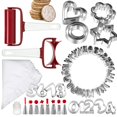 thumbnail image 1 of 158 PCS/Set Stainless Steel Cookie Cutter DIY Cookie Cutter Set Holidays Cookies Molds for Making Muffins Biscuits Sandwiches, 1 of 10