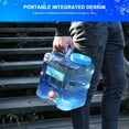 thumbnail image 5 of 7.5 L Water Jug, Water Containers with Spigot, Bpa Free Water Jug, Leak-Proof Large Camping Water Jug for Emergency Storage, Outdoor, Hiking, 5 of 8