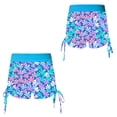 thumbnail image 5 of Aislor Girls Quick Drying Boardshorts Swim Shorts with Side Drawstring Size 6-16 Blue 14, 5 of 7