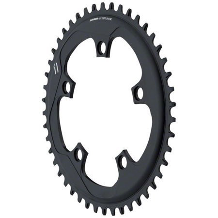 SRAM X-Sync Chainring 46T 110mm BCD Black BB30 or GXP BB30 or GXP, Includes Bolt and Nut for Hidden Position