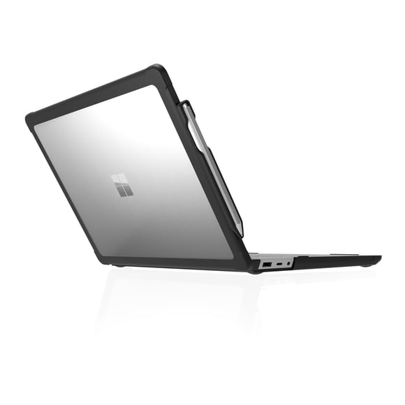 STM Dux Case for Microsoft Surface Laptop 13.5" (6th Edition) – Rugged Slim Protective Shell with Transparent Back, Non-Slip Feet, Open-Hinge C