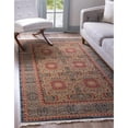 thumbnail image 2 of Unique Loom Palace Geometric Medallion Rug 3' 3 x 5' 3 Rectangle Blue/Tan, 2 of 2