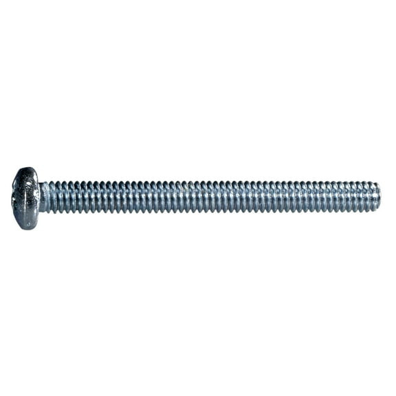 #8-32 x 1-3/4" Zinc Phillips Pan Head Machine Screws (100 pcs.)