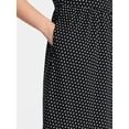 thumbnail image 4 of Time and Tru Women's Cotton Sleeveless Tiered Midi Dress, Sizes XS-XXXL, 4 of 5