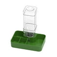 thumbnail image 2 of Almencla Reptile Feeder Amphibians Accessory Water Dish for Turtle Chameleon Tortoise Green Small, 2 of 8
