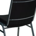 thumbnail image 6 of Flash Furniture 4 Pack HERCULES Series Heavy Duty Black Dot Fabric Stack Chair, 6 of 7