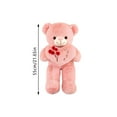 thumbnail image 3 of Big Teddy Bear With HeartStuffed Animals Toy, 21.65Inch Cuddly Large Teddy Bear Christmas Birthday Valentine's Day New Year Gift for Boyfriend Girlfriend, 3 of 3