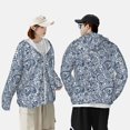 thumbnail image 4 of Fotbe Paisley4 Chaqueta con Protección Solar UPF 50+ para Hombre y Mujer, Camisa con Capucha y Bolsillos-3X-Large, 4 of 7