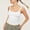 White, variant on Women Tank Top Ribbed Tank Tops for Women Square Neckline Crop New Camisole Wear Knitting Solid Color Bottoming Crop Top Womens Basic Tank Tops Blouses for Women Casual Coffee M