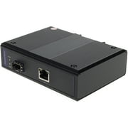 AddOn 1Gbs 1 RJ-45 to 1 SFP Industrial Media Converter - fiber media converter - Ethernet Fast Ethernet Gigabit Ethernet