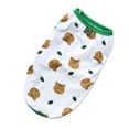 thumbnail image 2 of SPRING PARK Pet Dog Summer Vest, Cute Cartoon Animal Printing Dog Polyester Fashion T-Shirt Breathable Sleeveless Summer Dog Clothes for Small Medium Dog, 2 of 7
