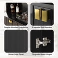 thumbnail image 5 of Feishominoo 70" Kitchen Pantry Cabinet with Storage, High-Glossy Pantry Hutch with Charging Station for Kitchen Dining Room, Black, 5 of 8