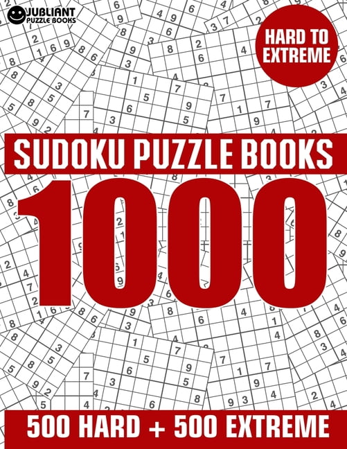 1000 sudoku puzzles 500 hard 500 extreme hard to extreme sudoku