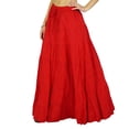 thumbnail image 3 of Phagun Resort Wear Skirt Long Maxi Skirt Beach Wear Cotton Summer Wear, 3 of 3