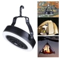 thumbnail image 4 of TTETTZ Flameer Outdoor Tent Fan with Light Rechargeable Camping Lantern Handheld Travel, 4 of 9