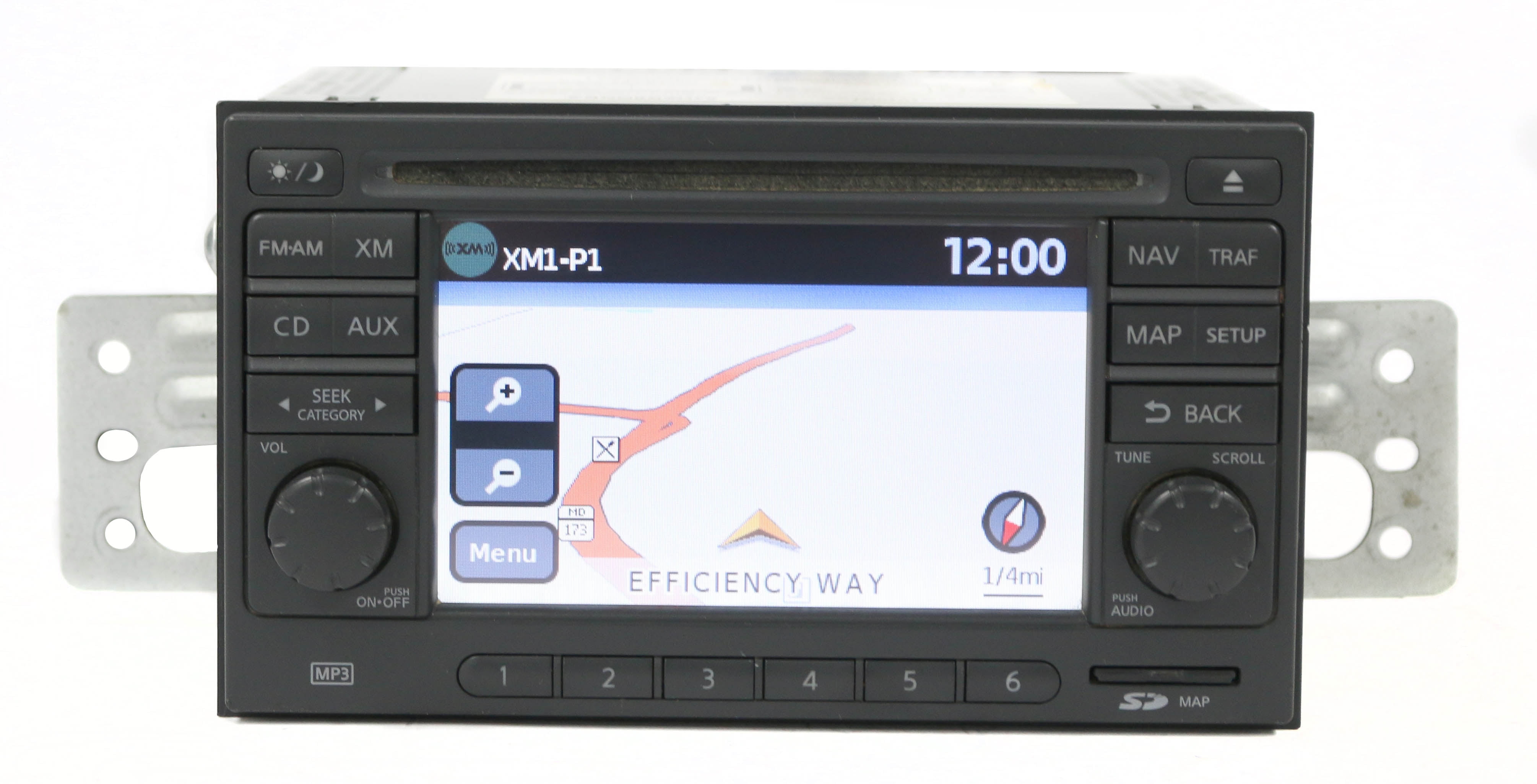 Restored 2010-11 Nissan Versa Radio AM FM Navi Capable 6 CD Player 25915ZW80B (Refurbished)