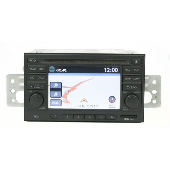 Restored 2010-11 Nissan Versa Radio AM FM Navi Capable 6 CD Player 25915ZW80B (Refurbished)