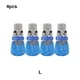 thumbnail image 4 of Methold 4 piezas de zapatos para mascotas lindo algodón lluvia nieve botas conjunto de calcetines buena elasticidad con suela de goma cubierta de pata Ropa para mascotas Azul L Methold PT003813-11B, 4 of 6